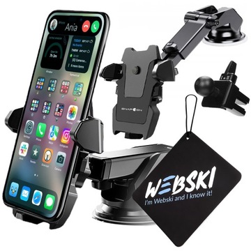 UCHWYT DO AUTA TIRA BUSA NA TELEFON SZYBĘ KRATKI NAWIEWU KOKPIT DESKI