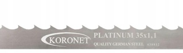 PIŁA BIMETALOWA DO TRAKA PLATINUM 35x1,1x4000 ORO