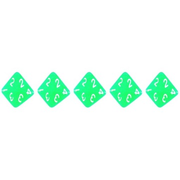 ZESTAW 5 KOSTEK K4 RPG TRUJĄCA MIKSTURA KOŚĆ CZTEROŚCIENNA