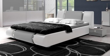 ELEGANCKIE ŁÓŻKO LUXURY MATERAC SPRĘZYNOWY 180x200