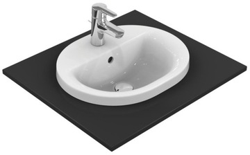 NIEMIECKA umywalka wpuszczana w blat 50 ceramiczna
