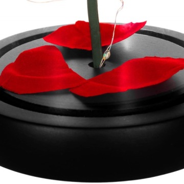 ВЕЧНАЯ РОЗА В СТЕКЛЕ, светящаяся светодиодная коробочка, как живая ИДЕЯ ДЛЯ ЖЕНСКОГО ДНЯ