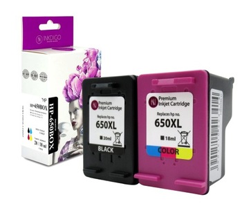 2x Tusz do HP 650 XL BK 1015 1515 2515 2545 3515