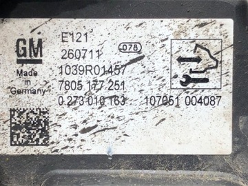 MOTOREK PŘEVODOVKA SERVA 7805177251 OPEL ASTRA J 1.4B 09-15