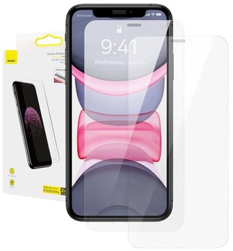 BASEUS 2x SZKŁO HARTOWANE DO iPhone X Xs 11 Pro ZESTAW 2 SZTUKI