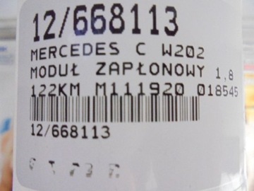 C W202 MODUL ZAPALOVACÍ 0185450232 1,8 5WK9120