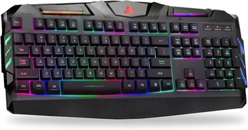 Klawiatura Dla Graczy Gamingowa Podświetlana RGB Defender Warewolf