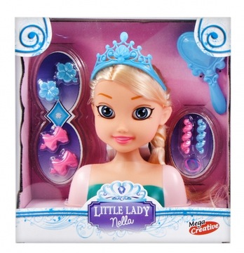 ГОЛОВКА КУКЛЫ ЭЛЬЗЫ ДЛЯ СТИЛЬНЫХ АКСЕССУАРОВ