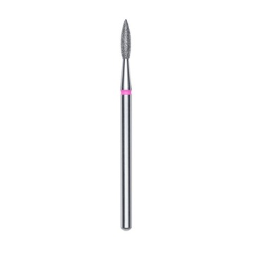 STALEKS Frez diamentowy płomyk ostry czerw 2.1x8mm