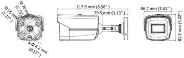 HIKVISION DS-2CE16H8T-IT3F Камера 4 в 1 (2,8 мм)