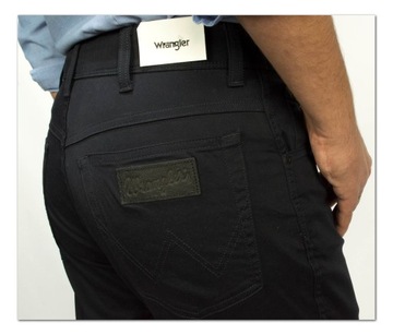 Wrangler Texas Slim Dark Navy męskie spodnie W30 L32