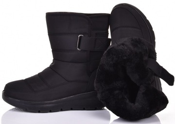 КЛАССИЧЕСКИЕ ЗИМНИЕ ЖЕНСКИЕ БОТИНКИ С УТЕПЛИТЕЛЕМ НА ВЕЛКРО С МЕХОМ