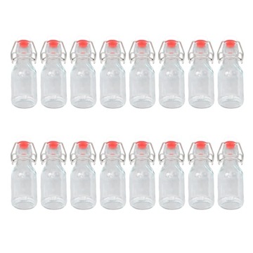 16 szt. 100 ml 3,38 uncji Szklane butelki z