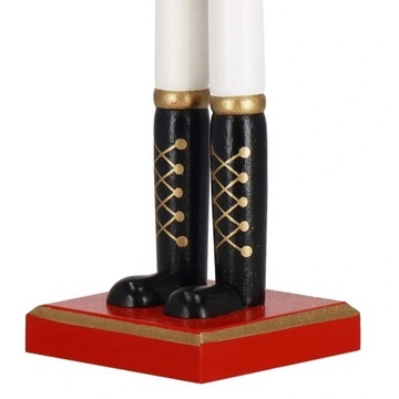 ДЕРЕВЯННАЯ фигурка ЩЕЛКУНЧИК Новогоднее украшение XXL 38см ПРЕМИУМ