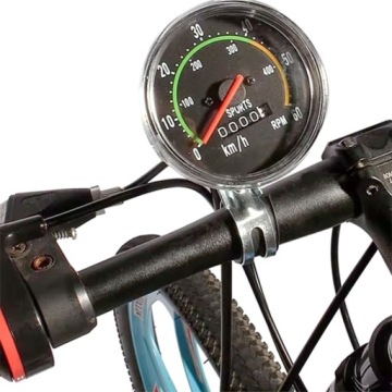 WODOODPORNY MECHANICZNY LICZNIK ROWEROWY RETRO BEZBATERYJNY XL DO ROWERU