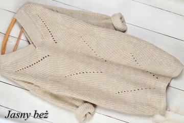 ТЕПЛЫЙ ДЛИННЫЙ ДЖЕМПЕР-ТУНИКА OVERSIZE с V-образным вырезом 505