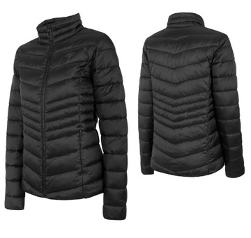 LEKKA PUCHOWA KURTKA DAMSKA 4F KUDP002 BLACK XS