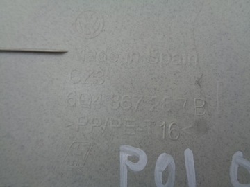 VW POLO IV 5D КРЫШКА СТОЙКИ ПРАВАЯ 6Q4867288B