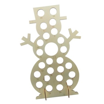 Wooden Countdown Board Calendar Notes Snowman 2