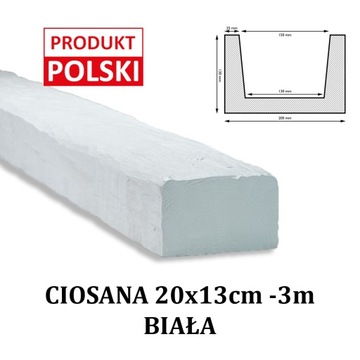 BELKA RUSTYKALNA CIOSANA Imitacja Belki 20x13 3m