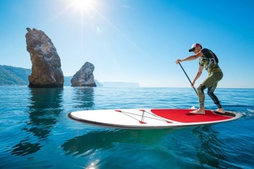 Deska SUP BOARD 305x71x10 cm RED 100 kg 305 cm