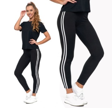 LEGGINSY z lampasami GETRY kryjące MORAJ - S/M