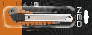 Neo Knife, Нож с ломающимся лезвием 18 мм, металлический корпус T N63-011