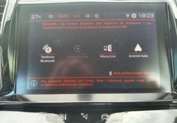 Citroen C5 Aircross I SUV Facelifting 1.2 PureTech 131KM 2022 Citroen C5 Aircross 1.2 130KM EAT8 Feel Pack MirrorLink LED SerwisASO Salo, zdjęcie 18