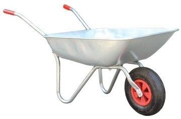 TACZKA OGRODOWA OCYNKOWANA TŁOCZONA LEKKA 80L / 120L