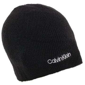 Czapka i Szalik Calvin Klein Basic Wool Czarny