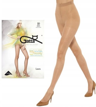 RAJSTOPY GATTA LAURA 10 DEN VISONE 5-XL