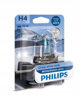 ŻARÓWKA H4 60/55W WHITE VISION ULTRA 1 SZT