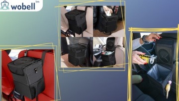 Корзина для мусора водонепроницаемый автомобильный органайзер вместительный прочный гаджет 6 л