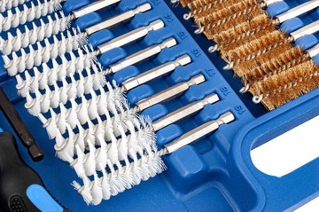 НАБОР ЩЕТКОВ ДЛЯ СЕДЕЛ ИНЖЕКТОРОВ 38 ЭЛЕМЕНТОВ.