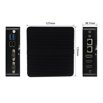 Промышленный безвентиляторный ПК M4A 2xLAN 2xCOM HDMI DP IoT