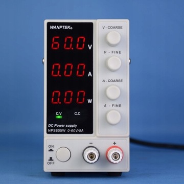 Лабораторный блок питания WANPTEK NPS605W ​​0-60В 0-5А