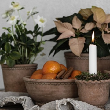 Декоративный цементный цветочный горшок TERRAKOTTA 12x13