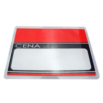 Cena 11x7,5cm laminowana 50szt