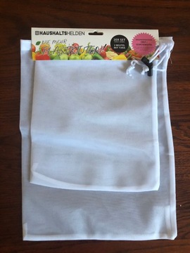 Дышащая СЕТКА ДЛЯ ФРУКТОВ И ОВОЩЕЙ ДЛЯ ЧЕСНОКА И ЛУКА OLDMAN 2 шт.