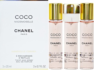 CHANEL COCO MADEMOISELLE EAU DE PARFUM 3x20ml EDP