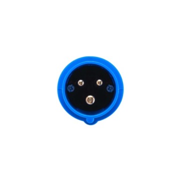 Зеленый адаптер питания CEE 16A 400V 5P к синему CEE 16A 230V 3P