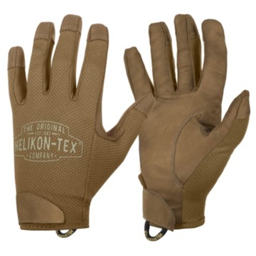 RĘKAWICZKI SKÓRZANE LEKKIE KOMFORTOWE RĘKAWICE RANGEMAN HELIKON COYOTE XL