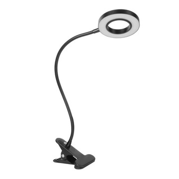 Настольная лампа LED Ring USB, 3 цвета, с зажимом SuperLED