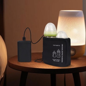 Двойной подогреватель детских бутылочек для подогрева молока, USB-нагреватель для автомобиля