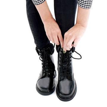 Резиновые сапоги женские утепленные на меху, черные, размер 39.