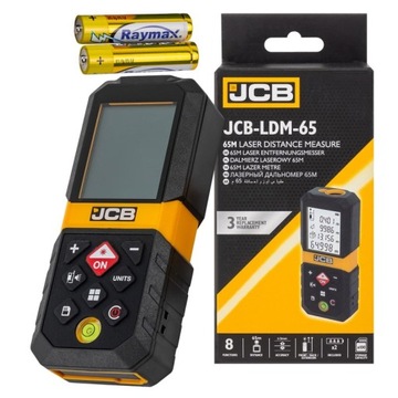 DALMIERZ JCB LASEROWY MIERNIK CYFROWY LCD 65M