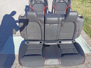 КОМПЛЕКТ СИДЕНИЙ MERCEDES W117 W176 A CLA 45 AMG RECARO, КОЖА АЛЬКАНТАРА