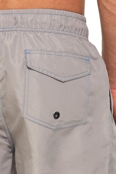 ШОРТЫ ДЛЯ ПЛАВАНИЯ КОРОТКИЕ ШОРТЫ НА ЗАВЯЗКЕ ПЛЯЖНЫЕ КАРМАНЫ MORAJ M СЕРЫЙ