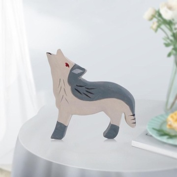 Обучающие игрушки для животных. Фигурки и цифры. Модель волка.