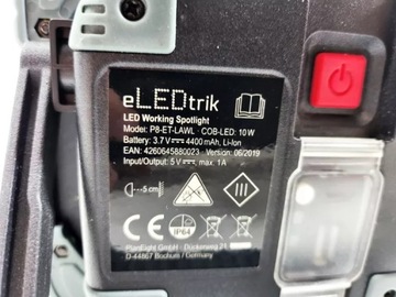 СВЕТИЛЬНИК ДЛЯ МАСТЕРСКОЙ, СТАЛЬ, СВЕТОДИОДНЫЙ ПРОЖЕКТОР 10ВТ IP6